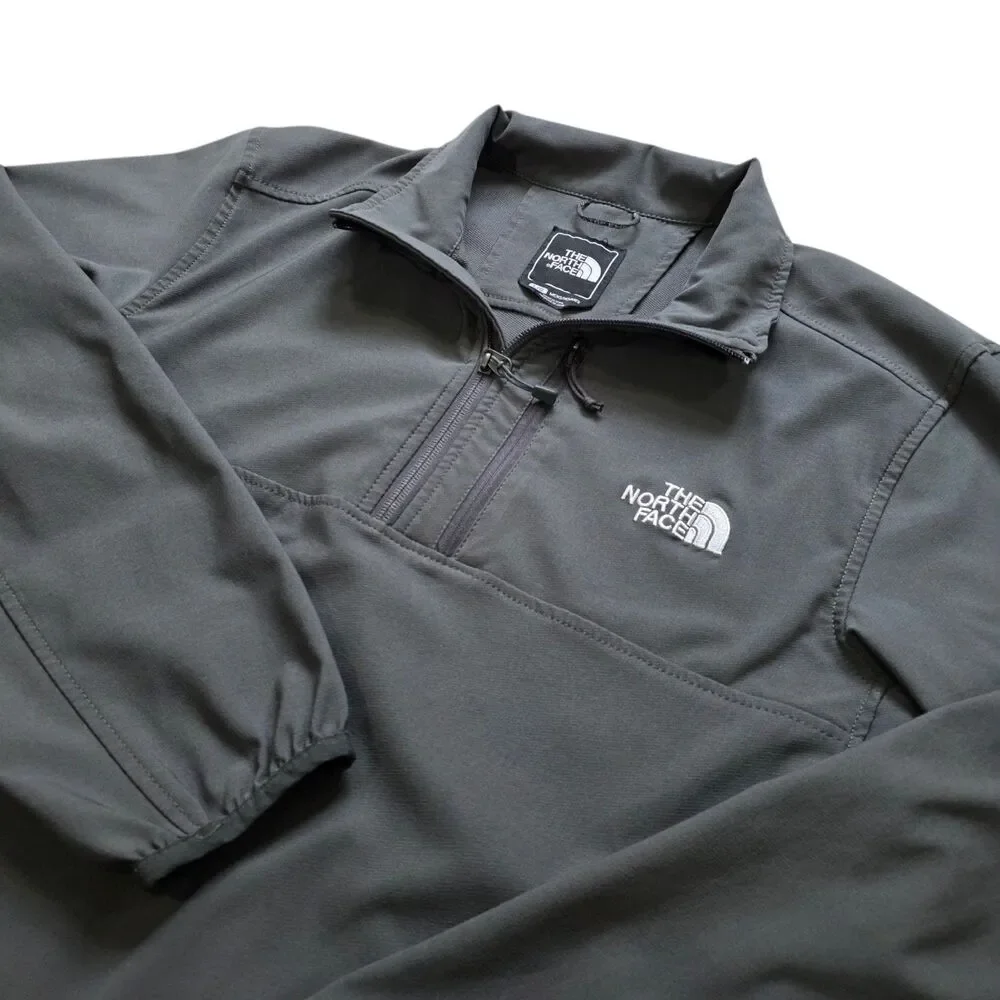 The North Face Men’s Softshell 1/4 Zip Pullover Jacket Charcoal Gray Size L